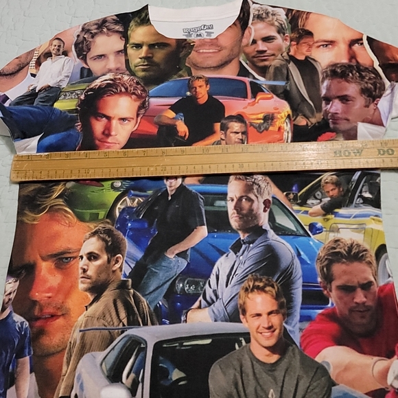 RageOn! Paul Walker Montage Shirt Sz M - Picture 2 of 7